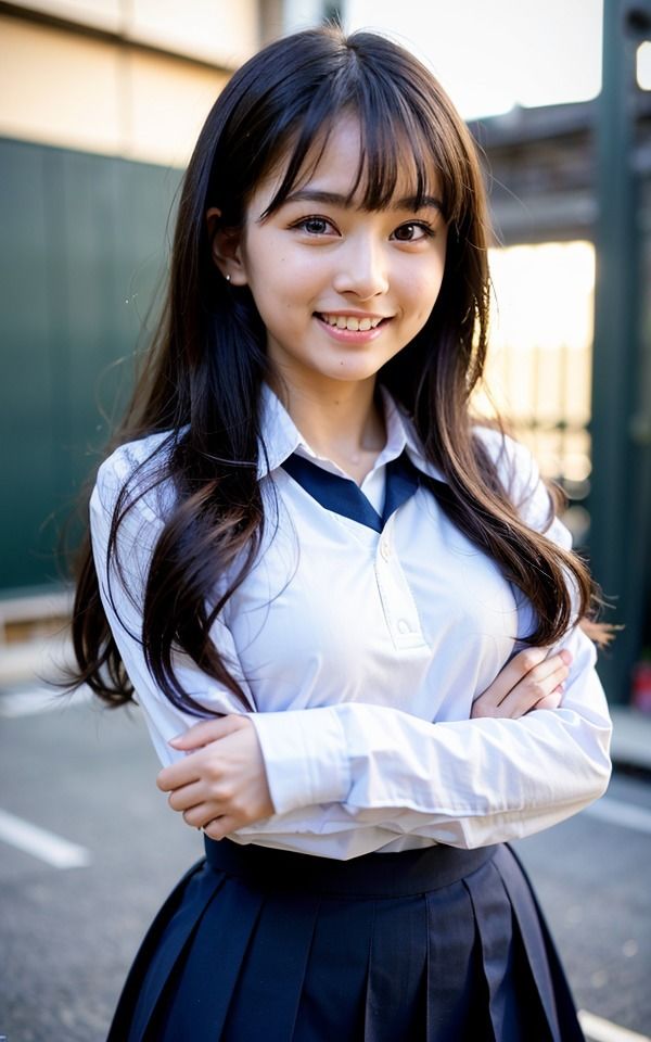 美少女の制服巨乳！どのおっぱいが好き？〜放課後にS級完璧ボディが現る〜 ［297枚］