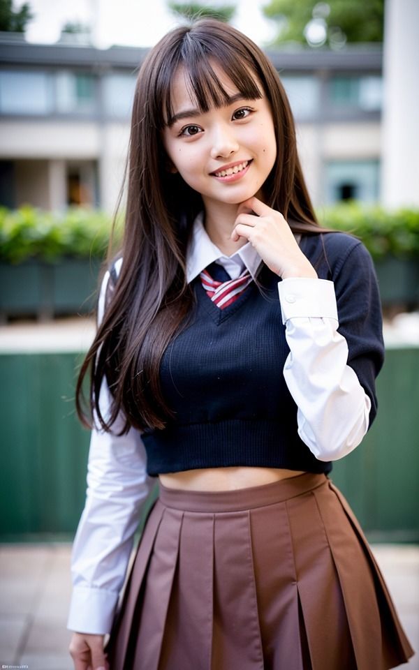 美少女の制服巨乳！どのおっぱいが好き？〜放課後にS級完璧ボディが現る〜 ［297枚］