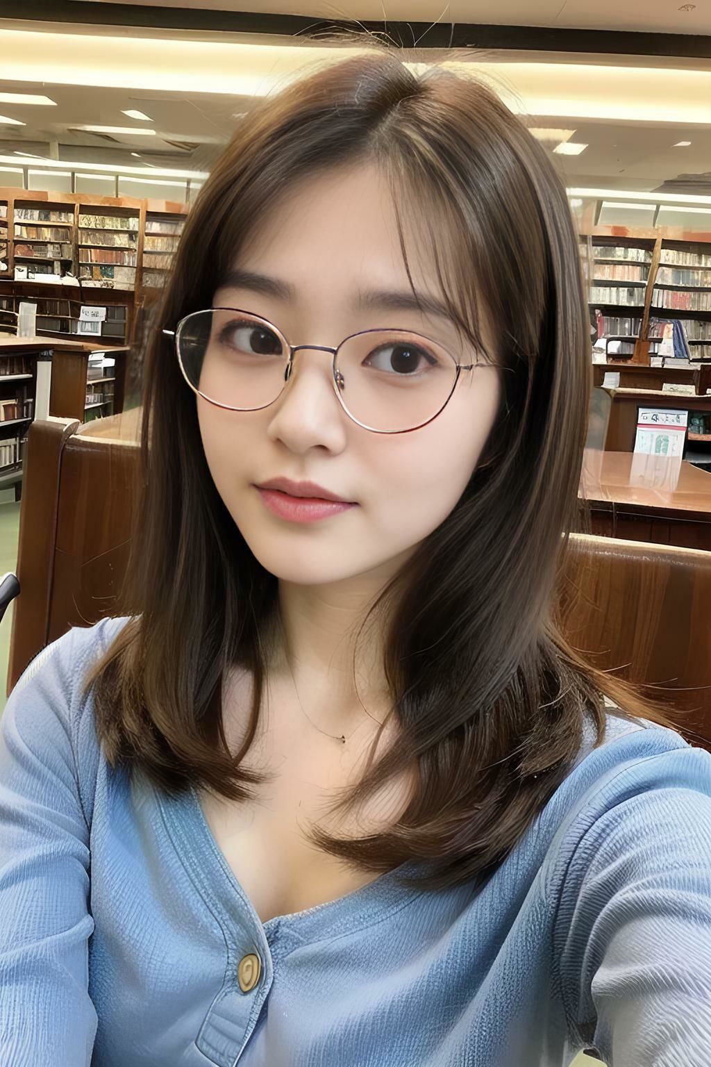図書館での秘め事
