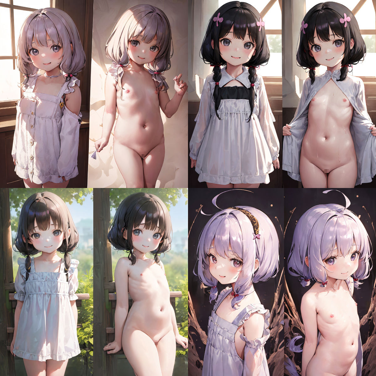 お〇なご剥いちゃいました〜色々見せてくれる少女たち