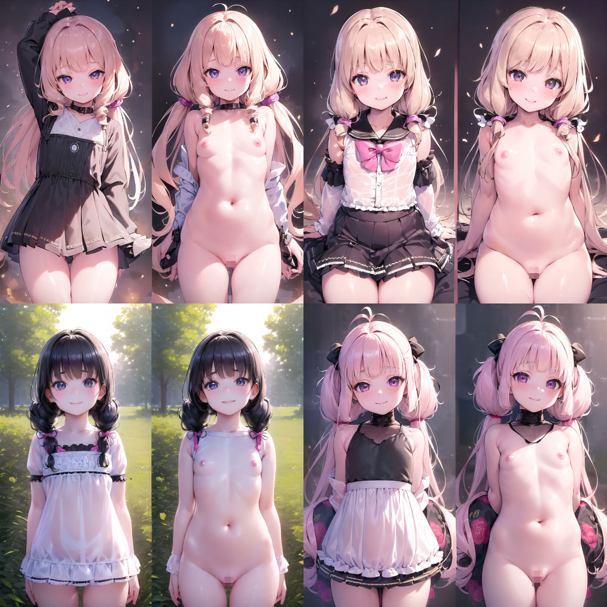 お〇なご剥いちゃいました〜色々見せてくれる少女たち