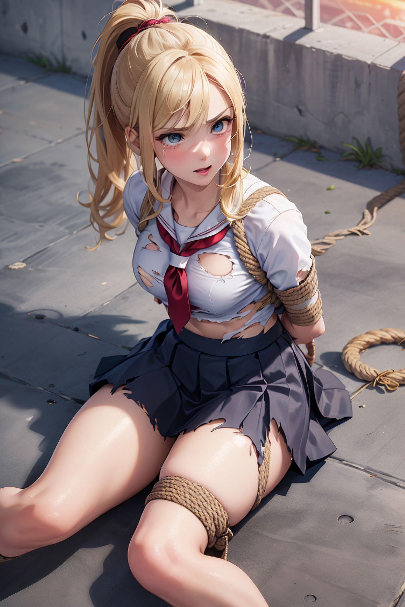 後輩が放課後、先輩にセックスを強要される