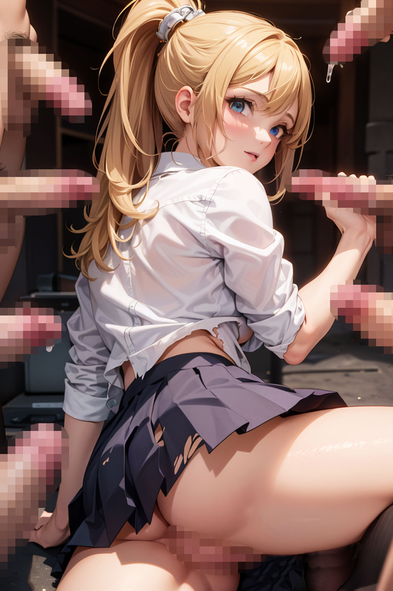 後輩が放課後、先輩にセックスを強要される