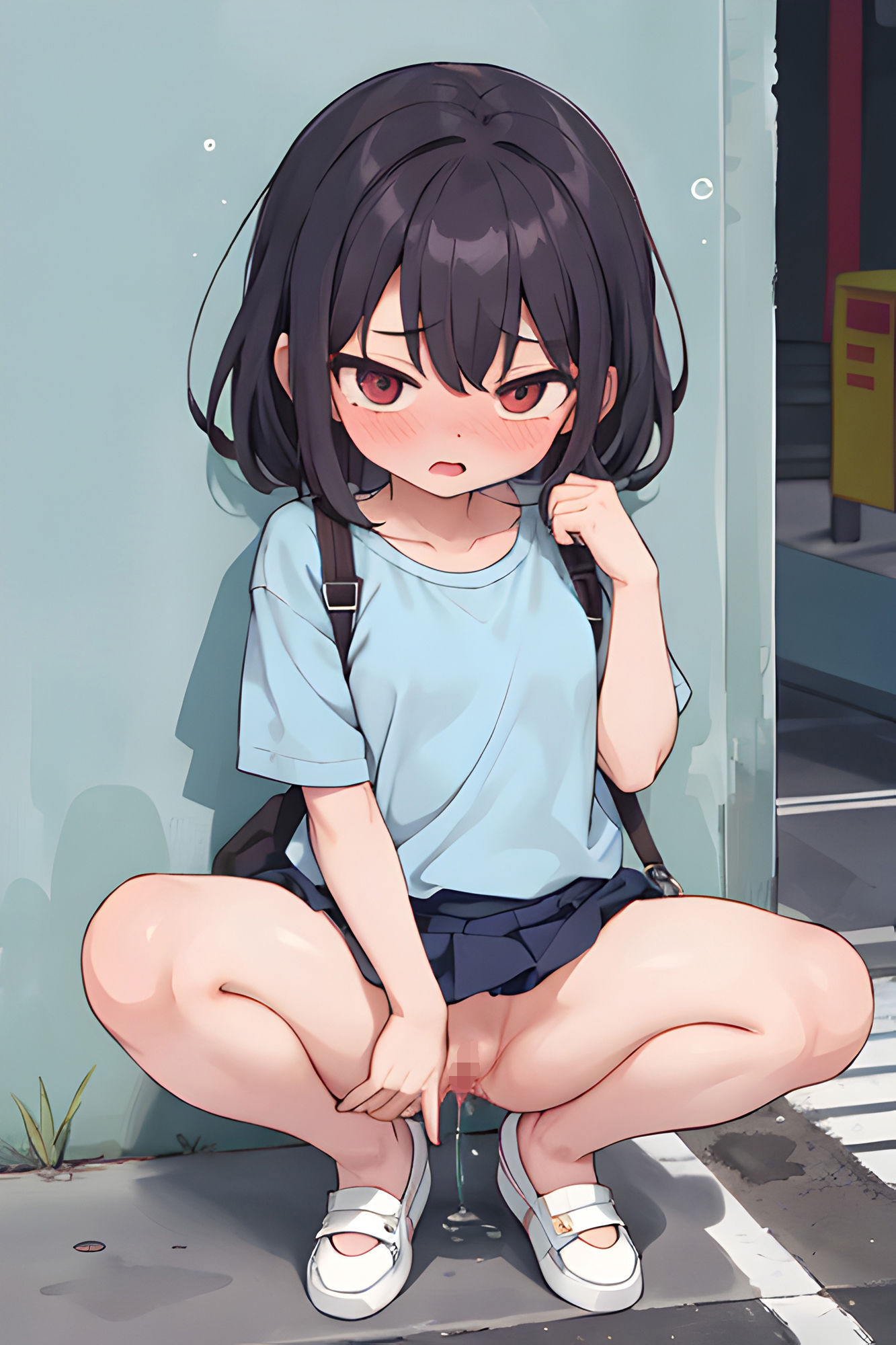 おしっこしちゃった女の子たち
