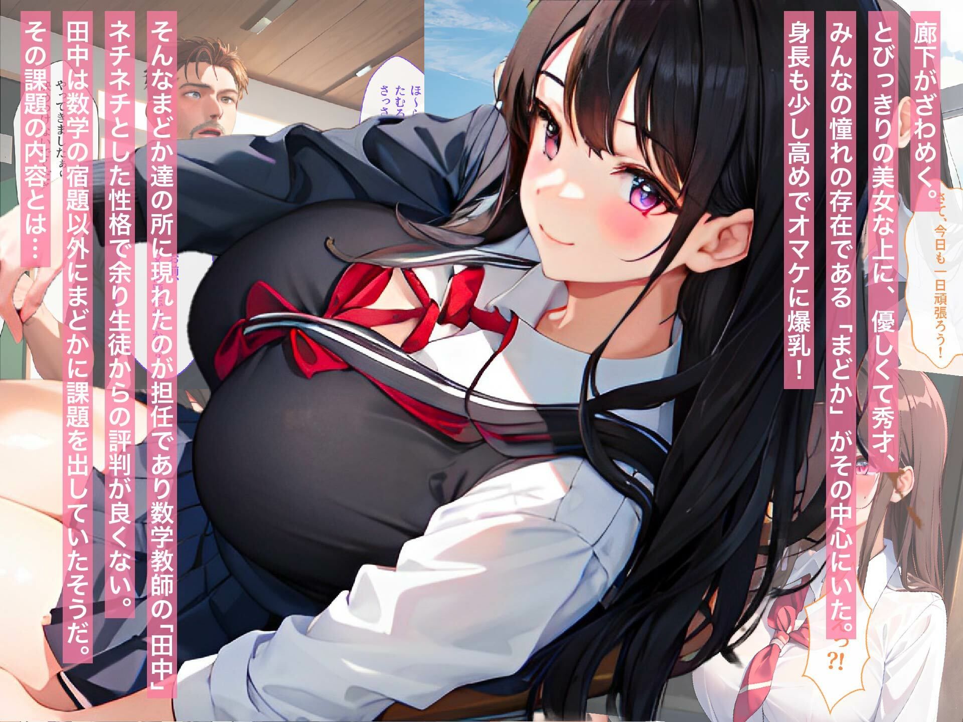 みんな憧れの巨乳生徒会長は変態教師のマゾペットで中出し大好きっ子