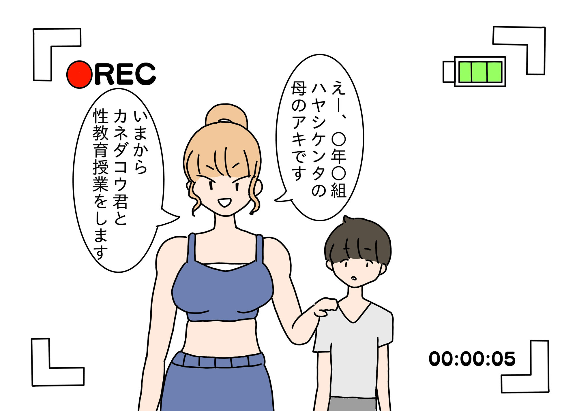 ママを交換して性教育実習する日〜コウ君とアキさんの場合〜