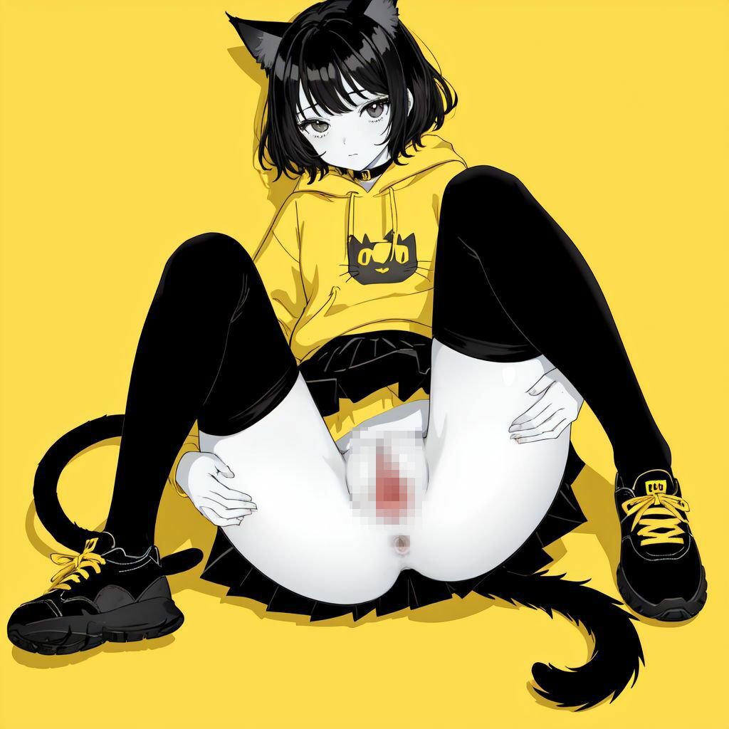 クロネコと少女