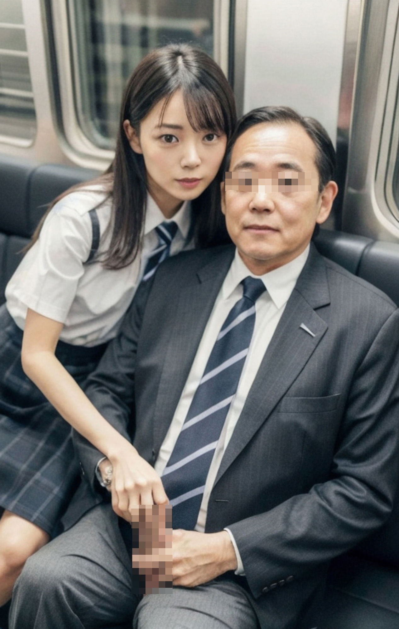 痴◯おねだり制服美女