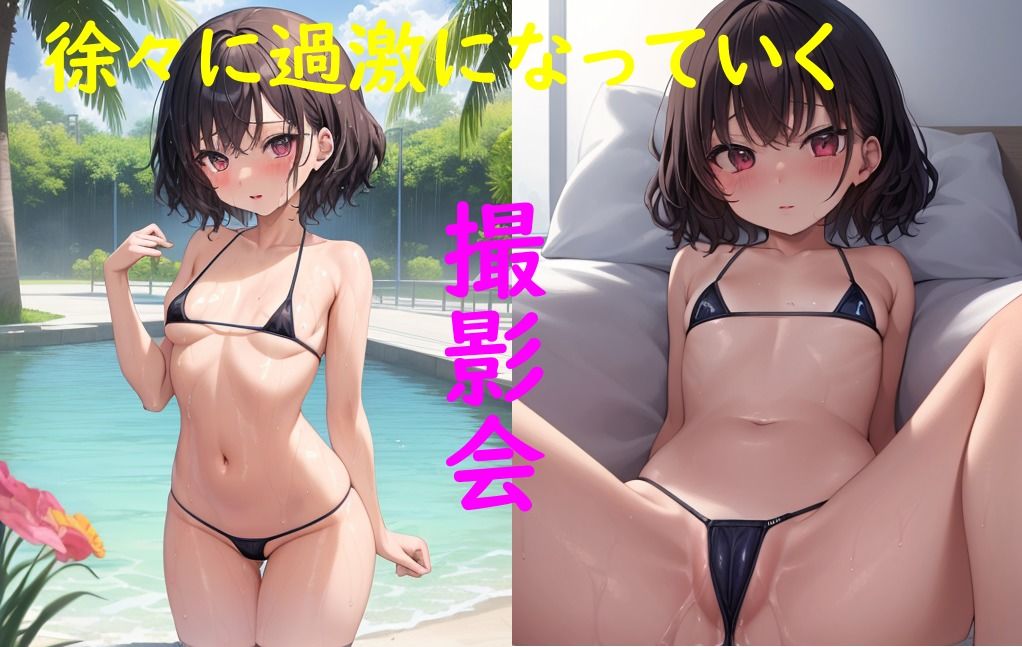 少女たちのイメージビデオ撮影会