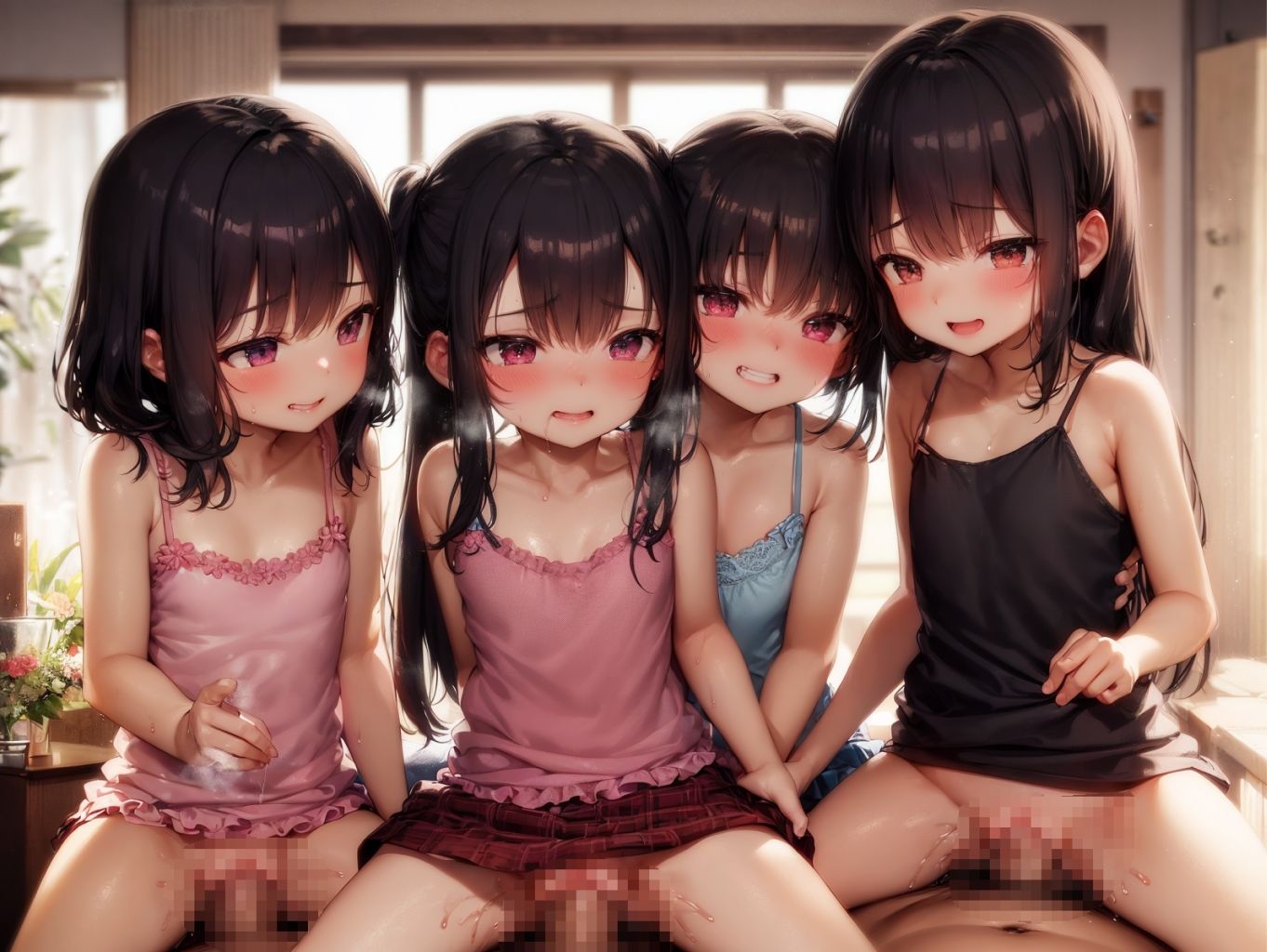 夏休みメス〇キ 乱交セックス日記!