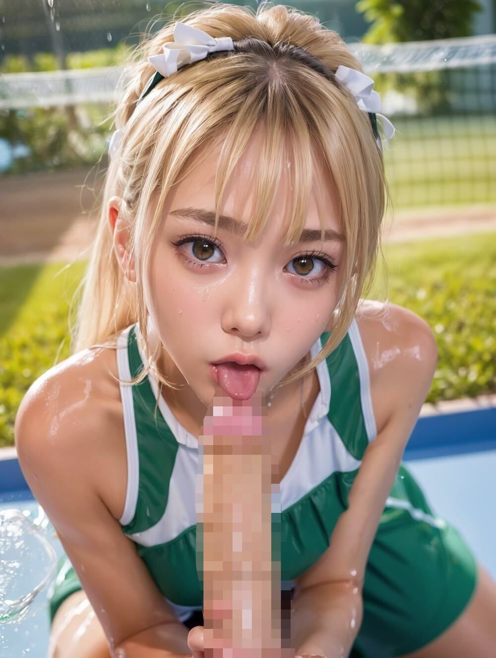 テニスで負けたら罰ゲーム！