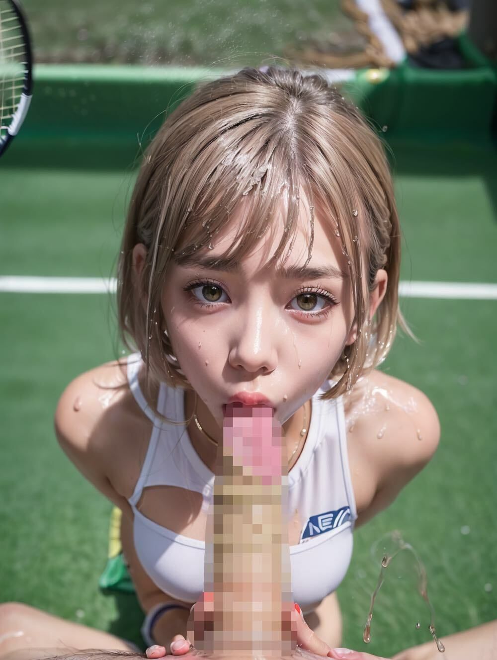 テニスで負けたら罰ゲーム！