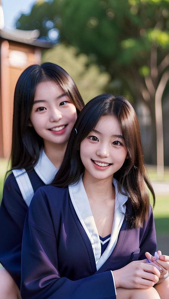 女子校生着せ替え＆ぶっかけ 友達と写真を撮ってただけなのに、一人だけ・・・