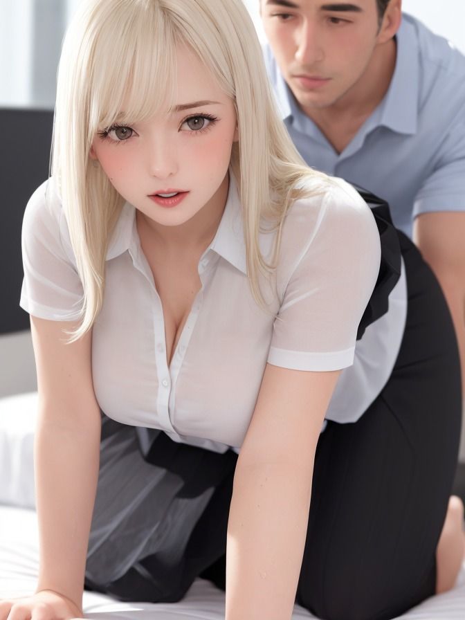 ブロンドのお姉さんと