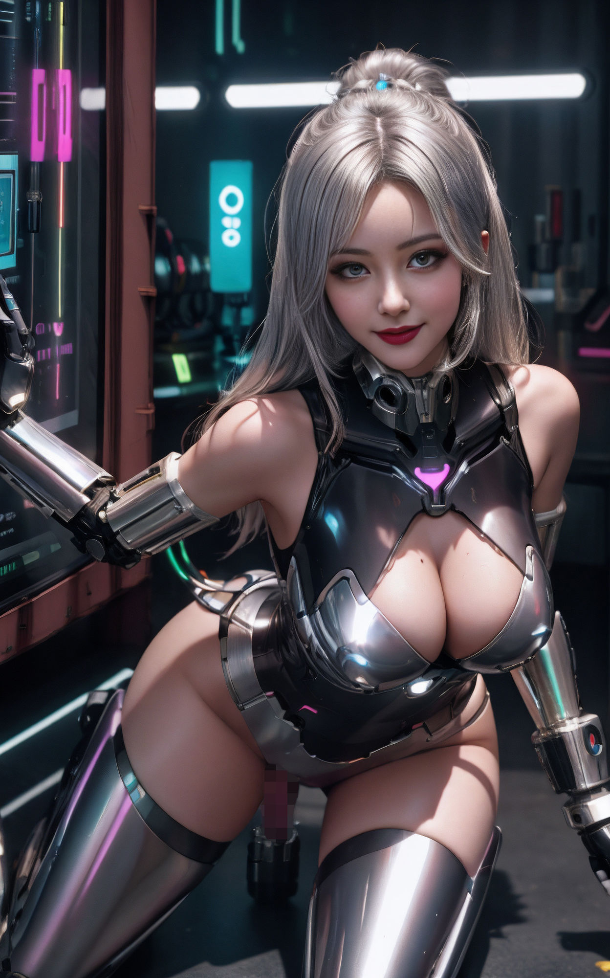 未来の機械改造人間性奴●