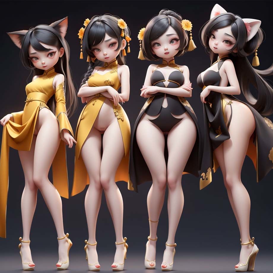 ノーパンチャイナ服