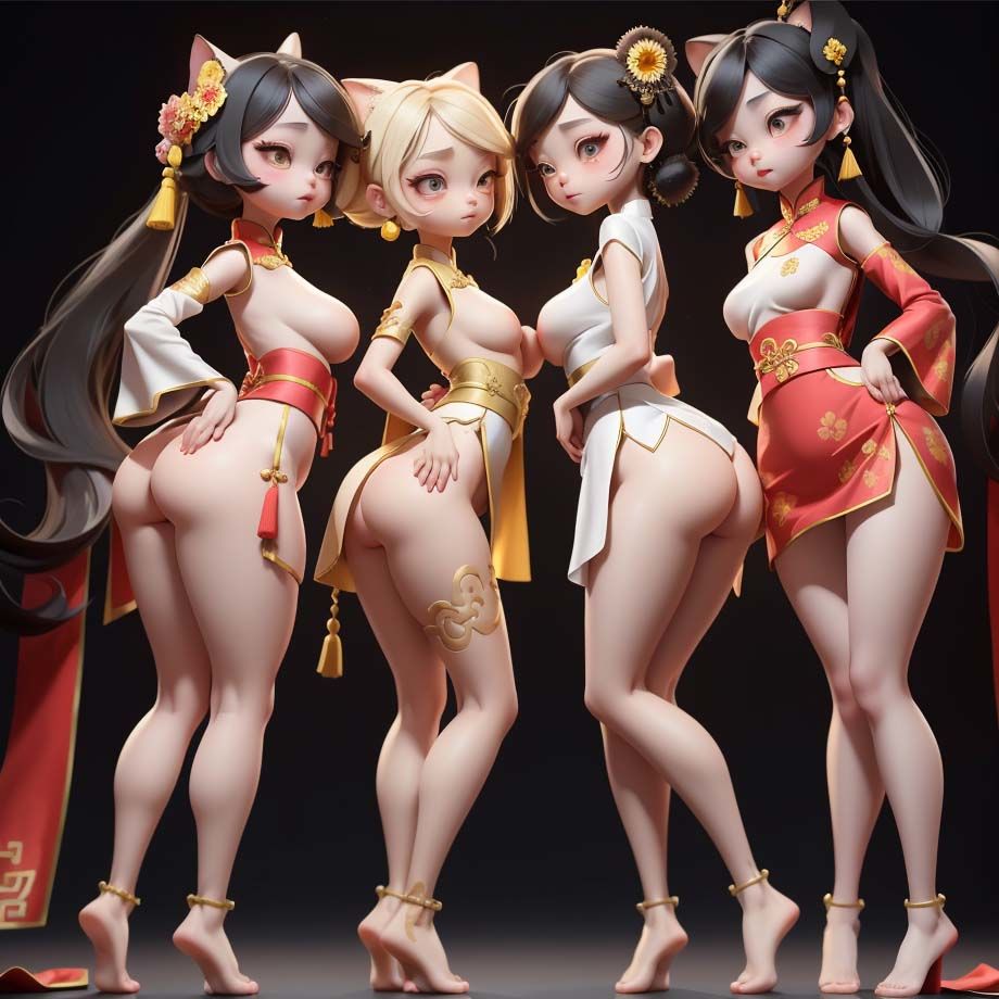 ノーパンチャイナ服