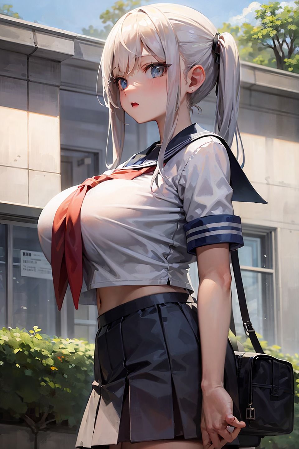 爆乳JKのウラのカオ