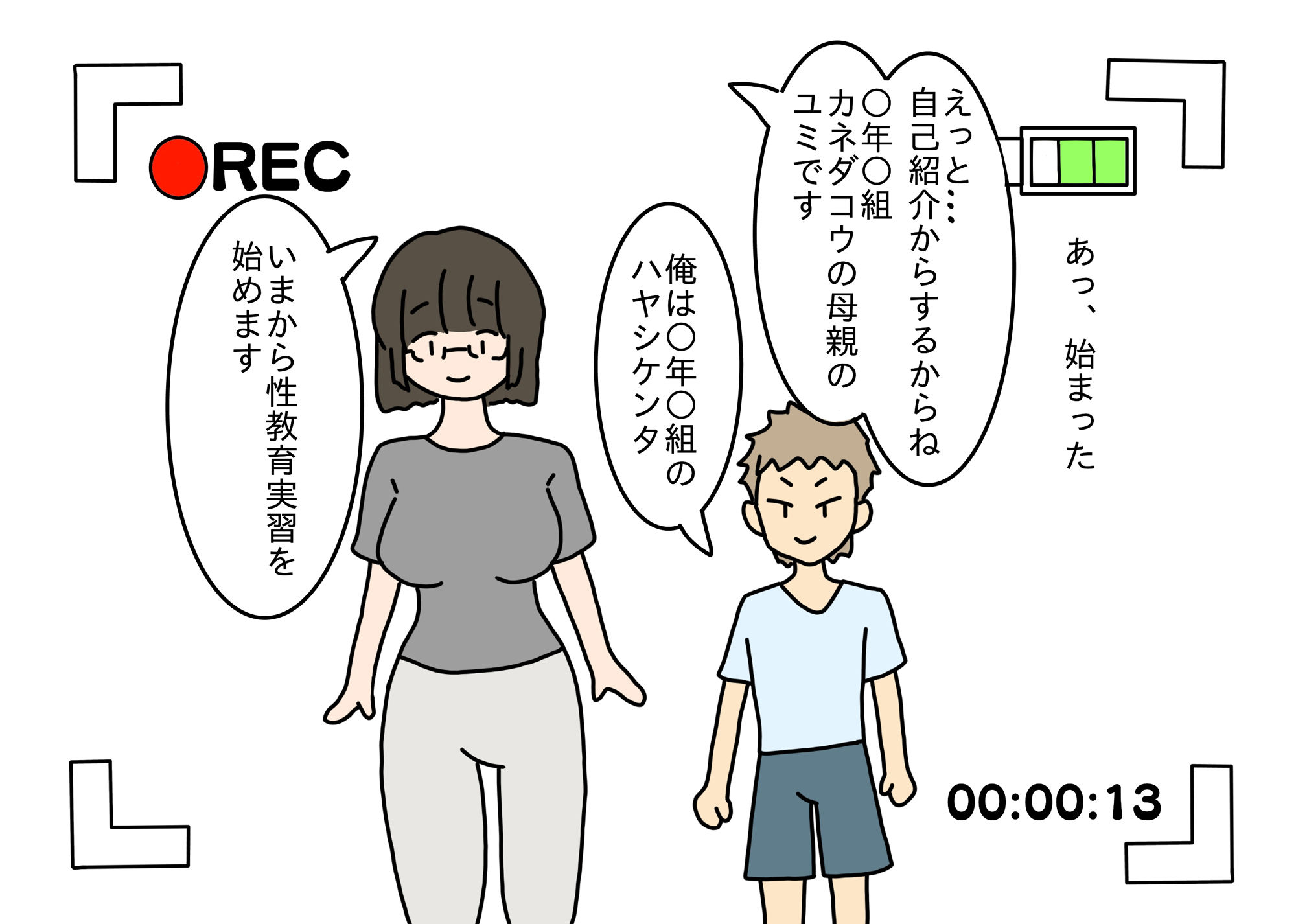 ママを交換して性教育実習する日〜ユミとケンタの場合〜