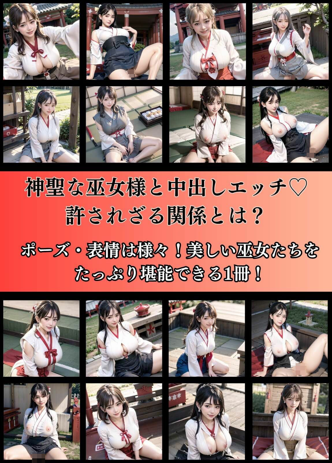 神聖巫女様と中出しエッチ!part2【豪華214枚収録!!】