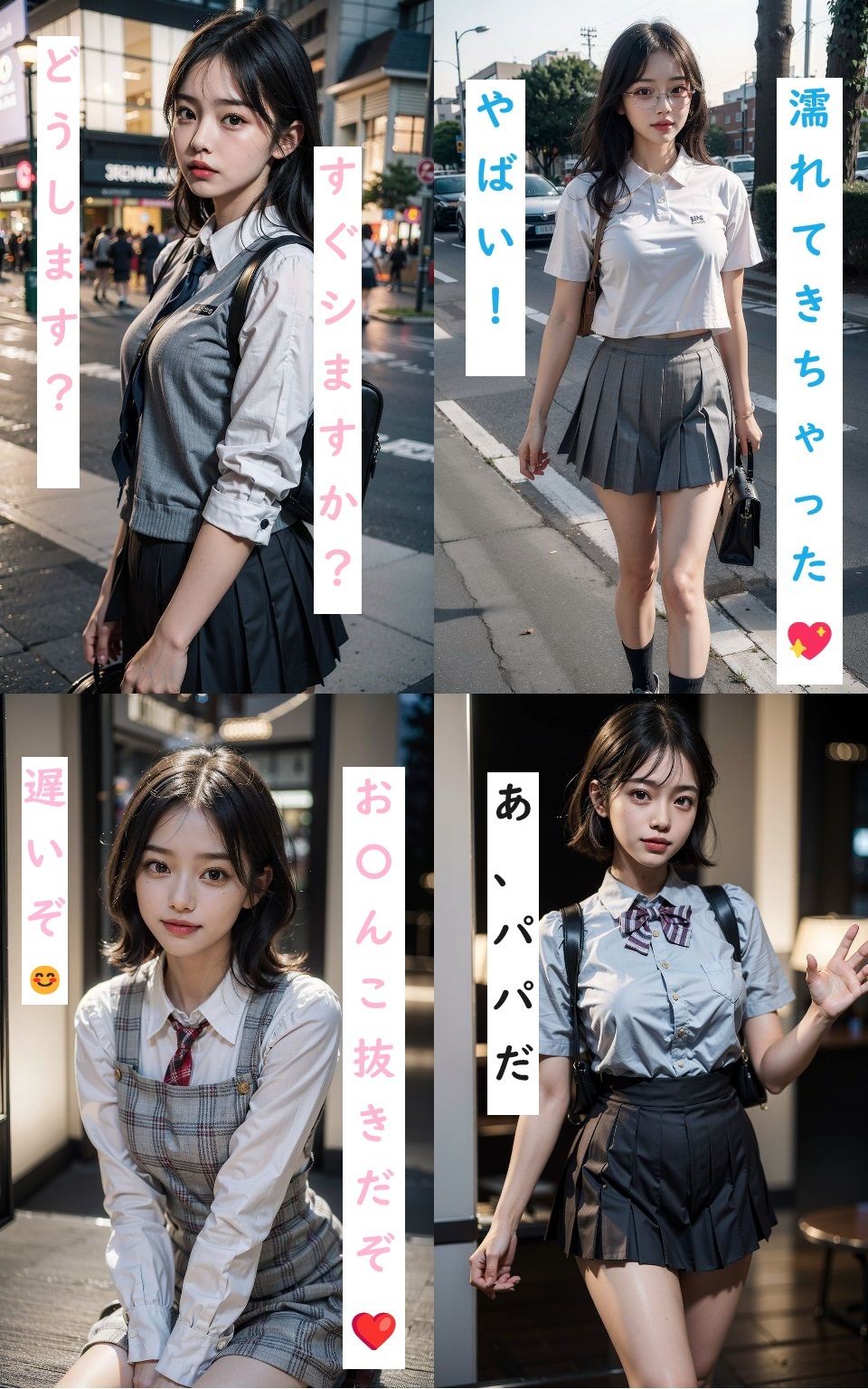 女子校生援交白書【口内夜活編】