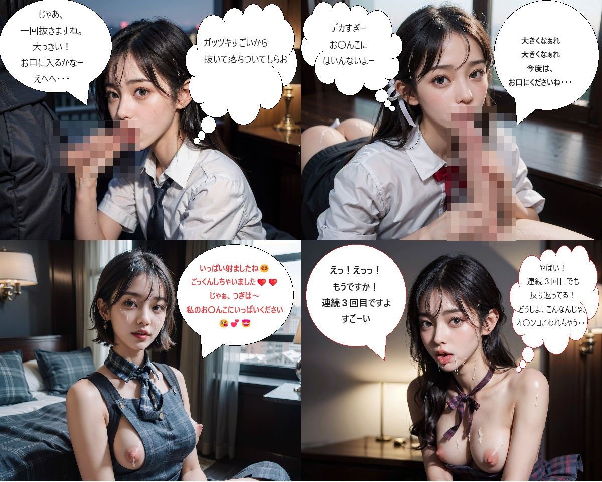 女子校生援交白書【口内夜活編】