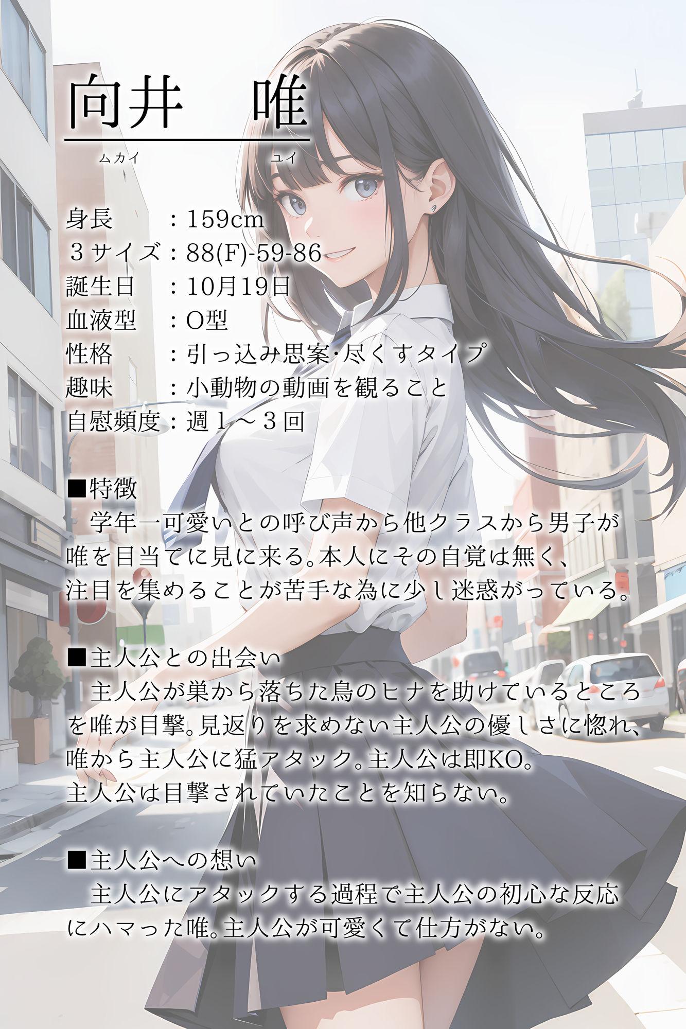 君と繋がった日〜制服少女〜処女で巨乳な彼女と童貞の僕