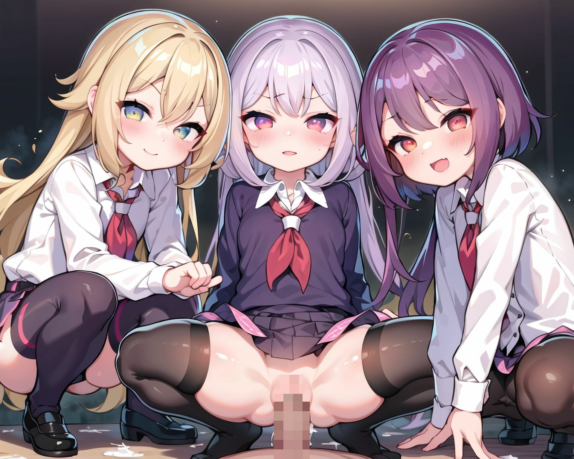 サキュバスxハーレム5_学生服編1