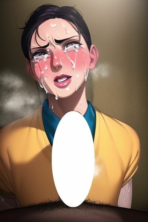 熟女・人妻・主婦のフェライラスト集100枚（キッチン・嗚咽・ディープスロート・イラマチオ・舌先・ぶっかけ・パイズリ）