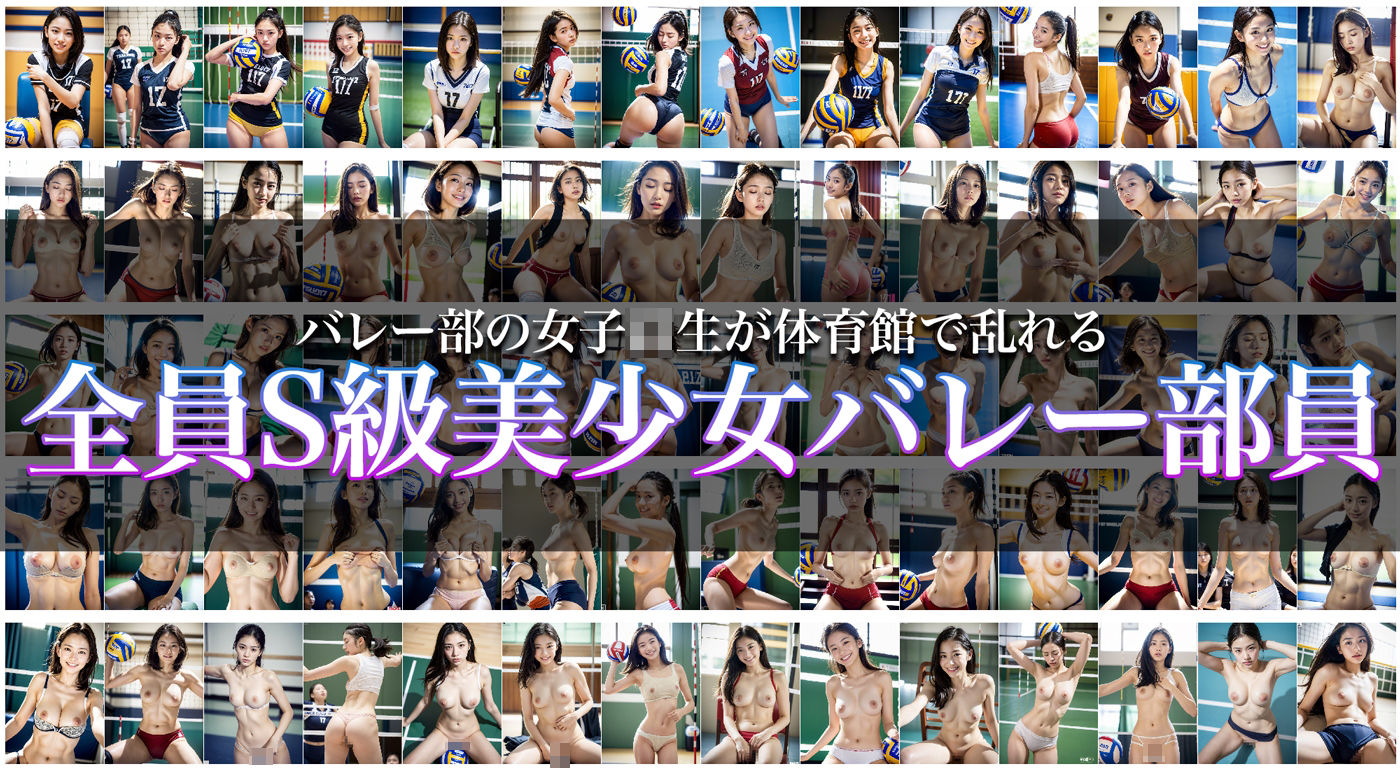 バレー部の発情生ハメSEX