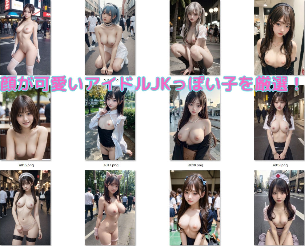 究極美少女JK野外露出写真集
