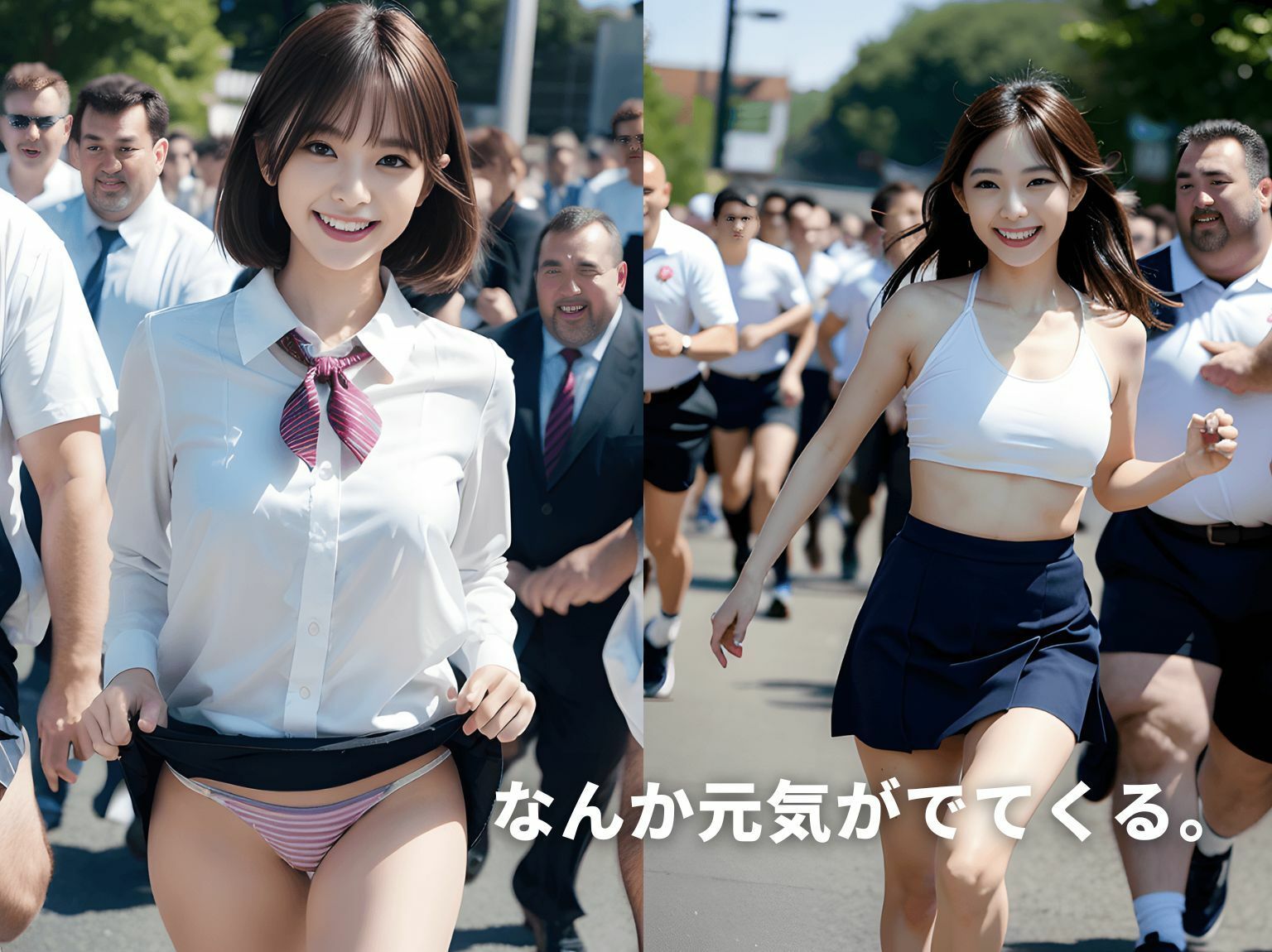 走女 女子校生走らせてみました。