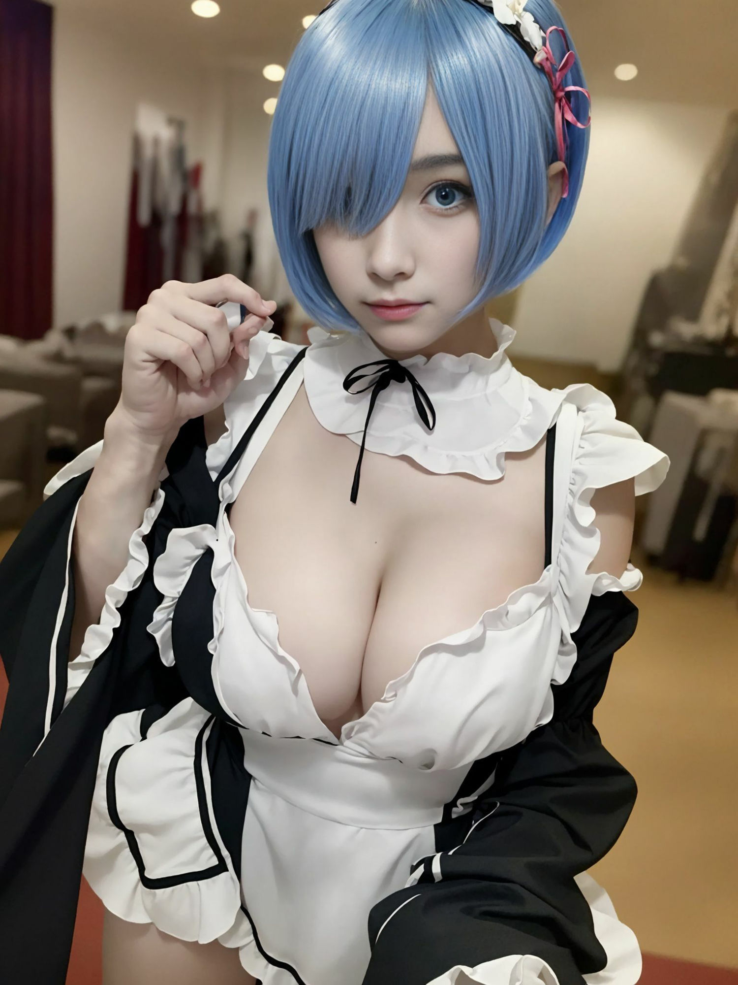 リゼロレム風コスプレ写真集
