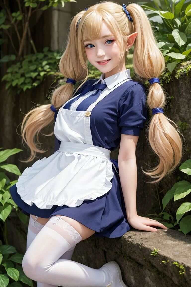 異世界ツインテールエルフのメイドさん