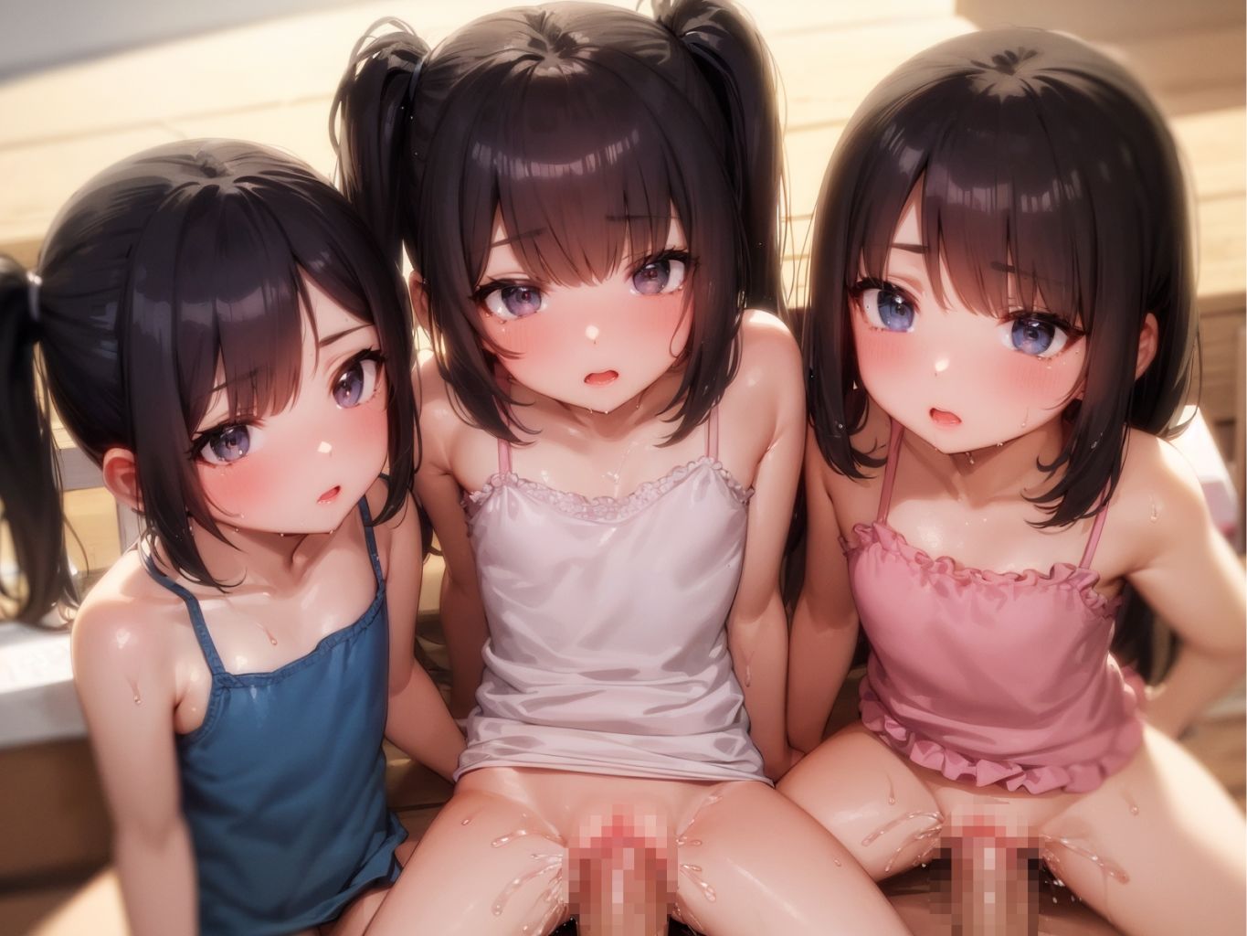 夏休みメス〇キ 乱交えっち!