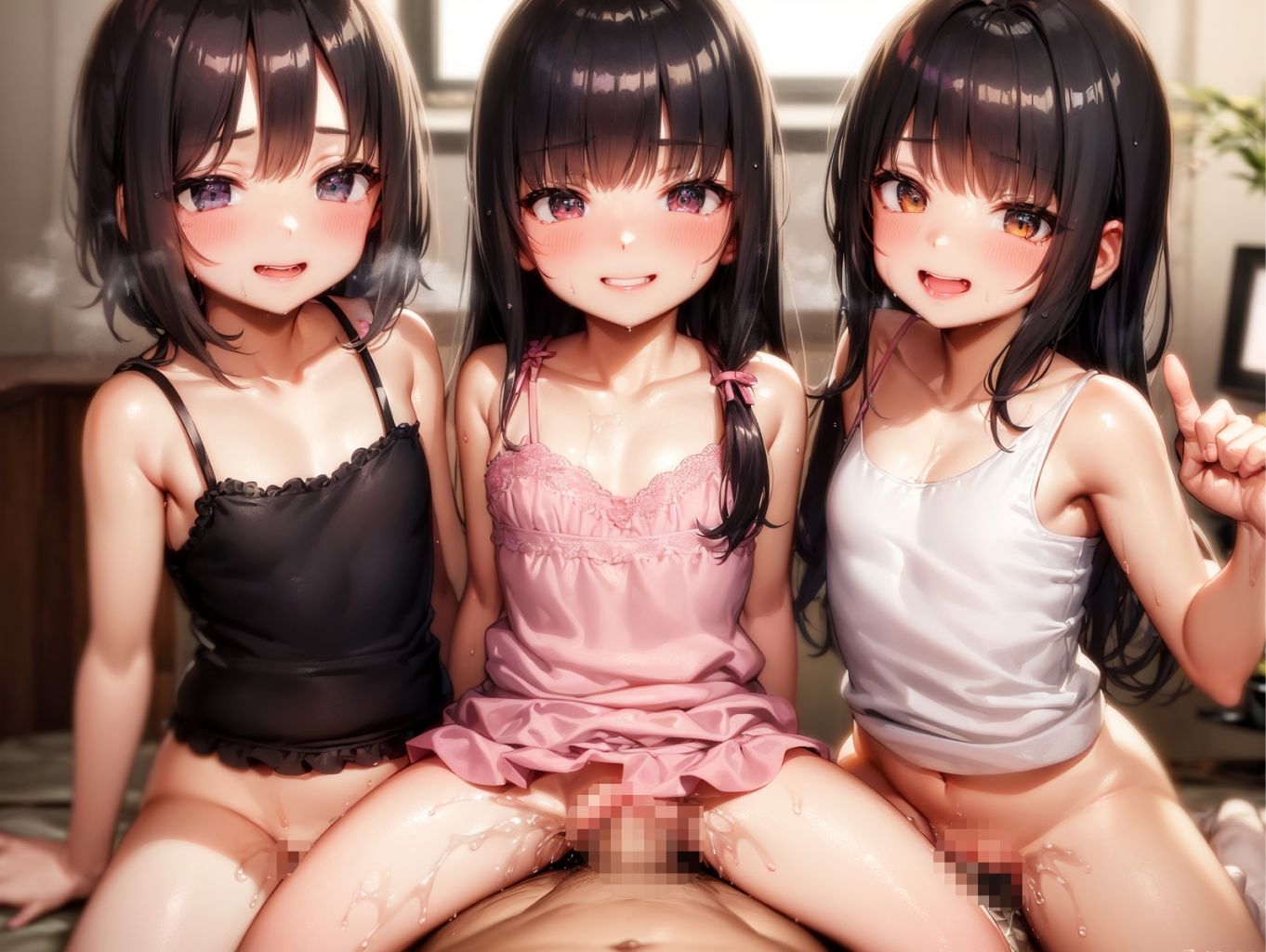 夏休みメス〇キ 乱交えっち!