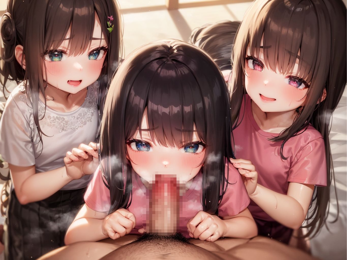夏休みメス〇キ 乱交えっち!