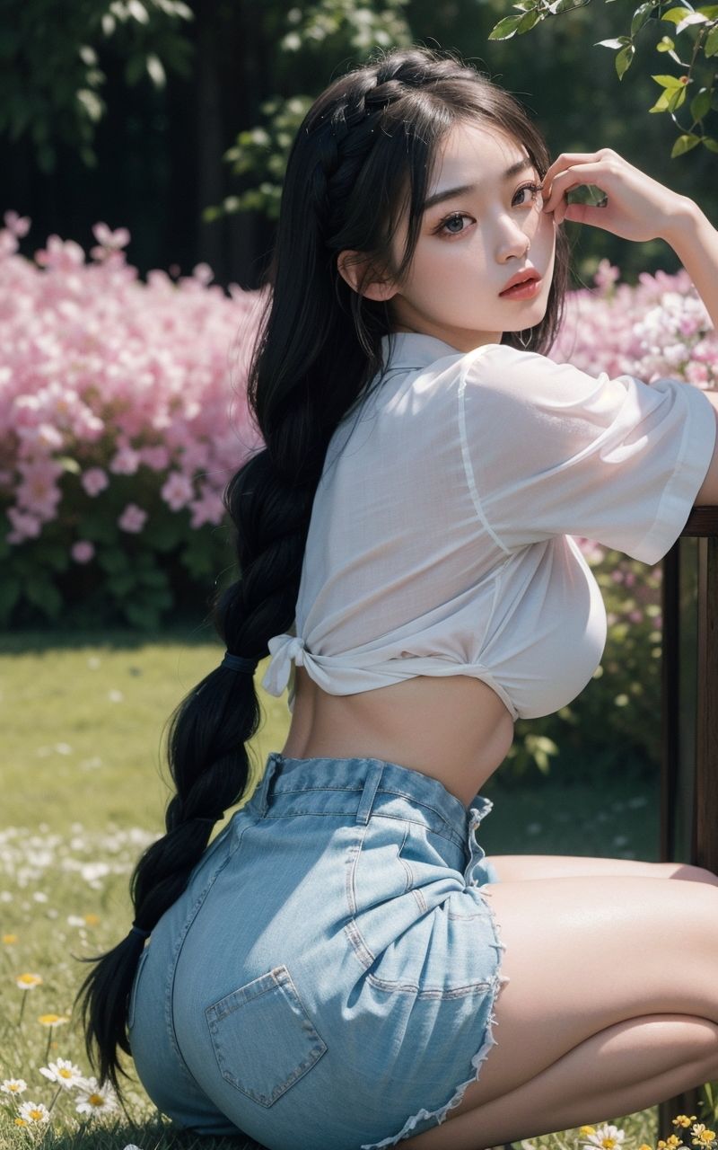 カワイイおねいさん-お花畑で視てみよう-