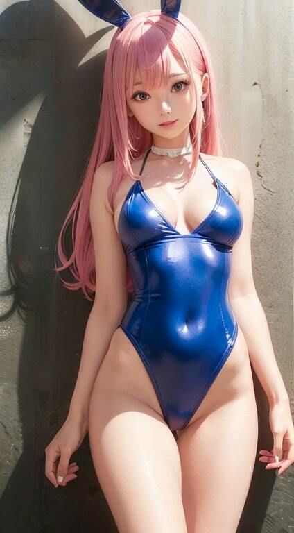 うさ耳競泳水着3【AI生成】