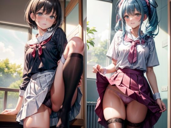 【370枚】いろ〜んなぱんつ 学校編！