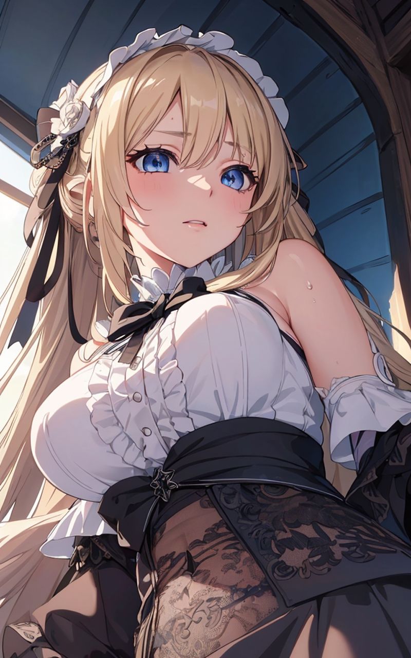 美少女 金髪ツインテゴスロリ