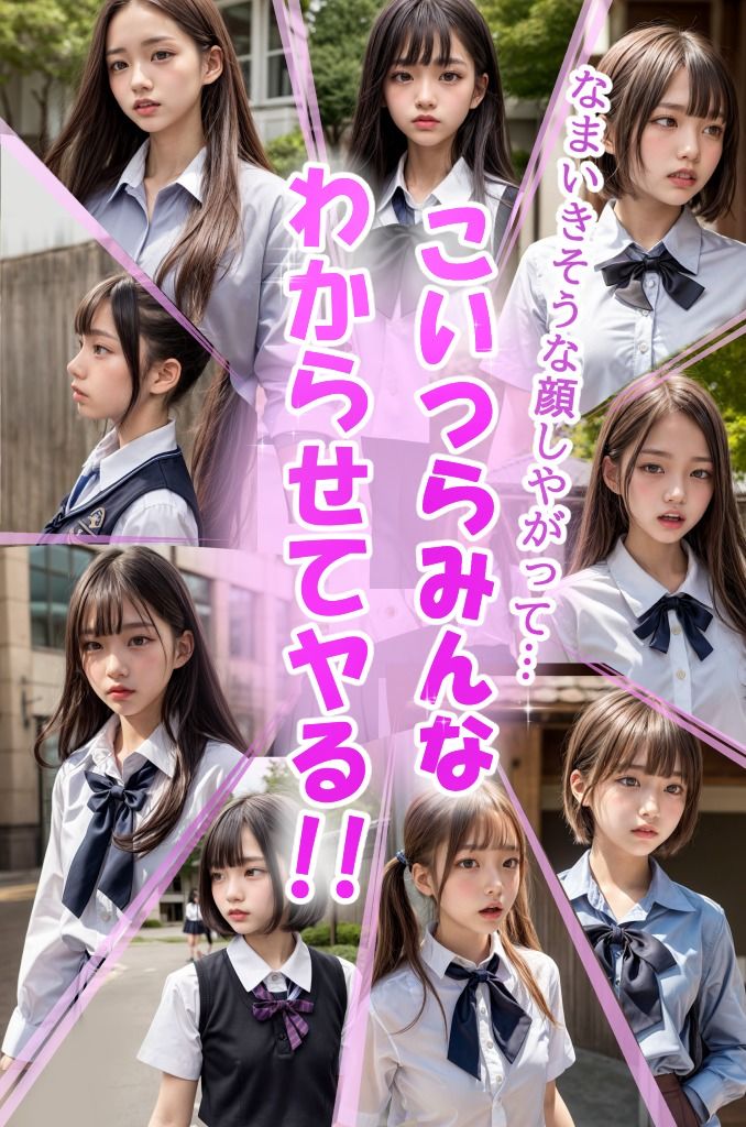 生意気そうなJKをわからせ指導セックス 〜睨みながらも身をよじりイキ顔をさらす生意気JKにわからせ大量中出し〜