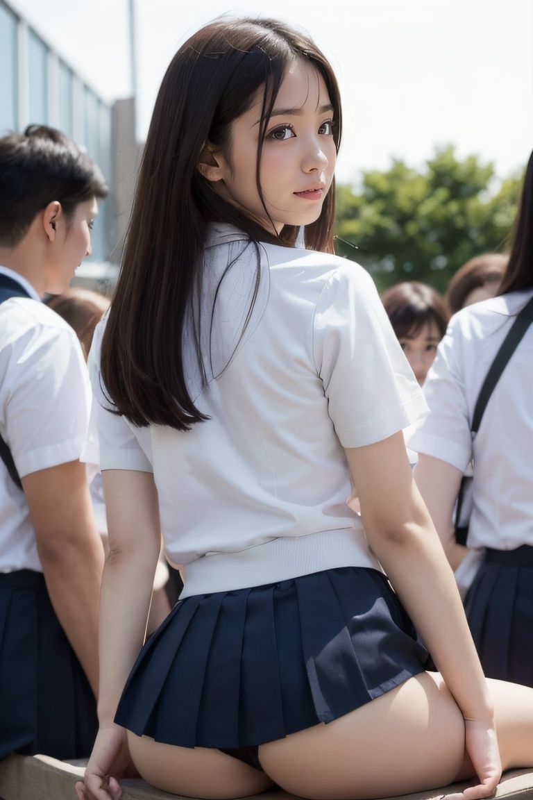 美少女JKの青春、笑顔の輝き