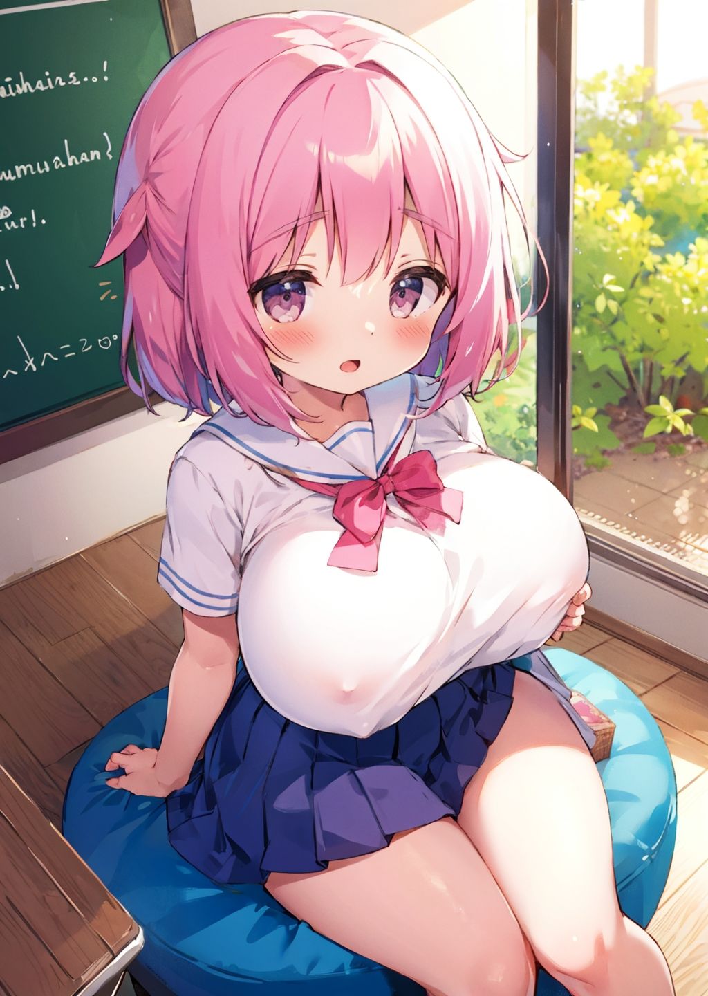 ロリ巨乳AIイラスト集