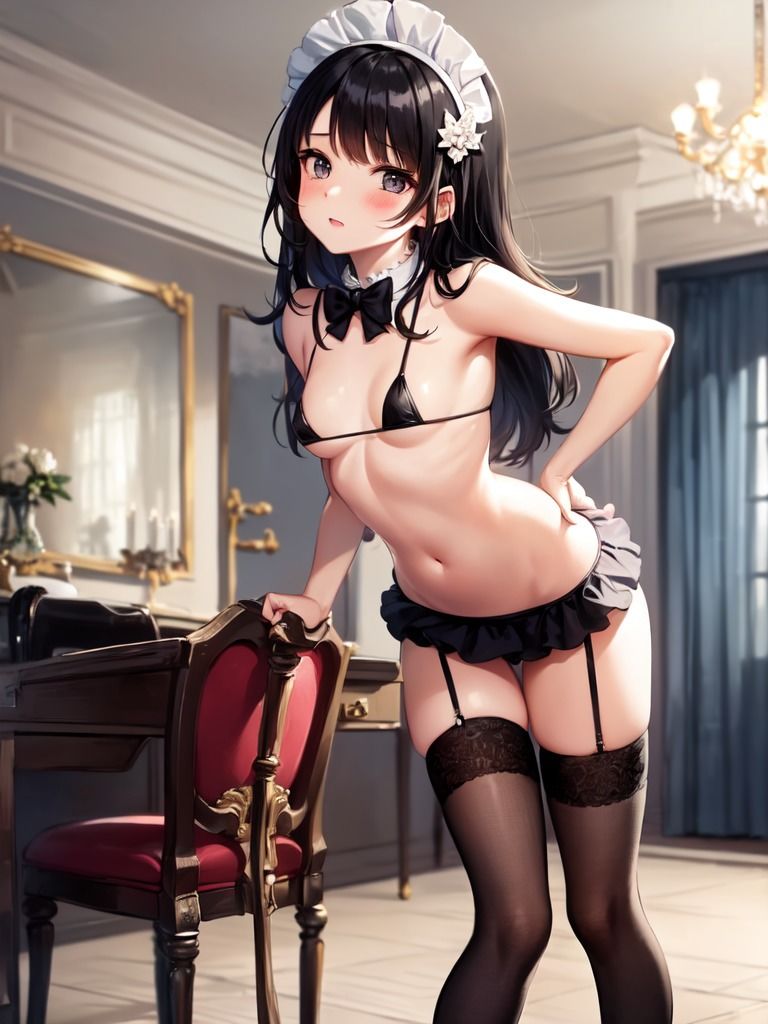 ご主人様たちに犯●れるメイド少女