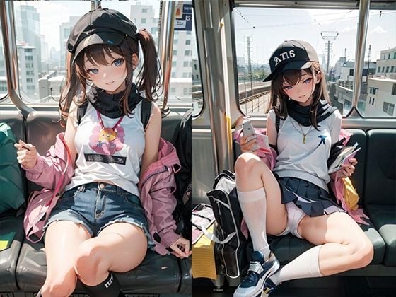 盗撮メス○キ電車その4