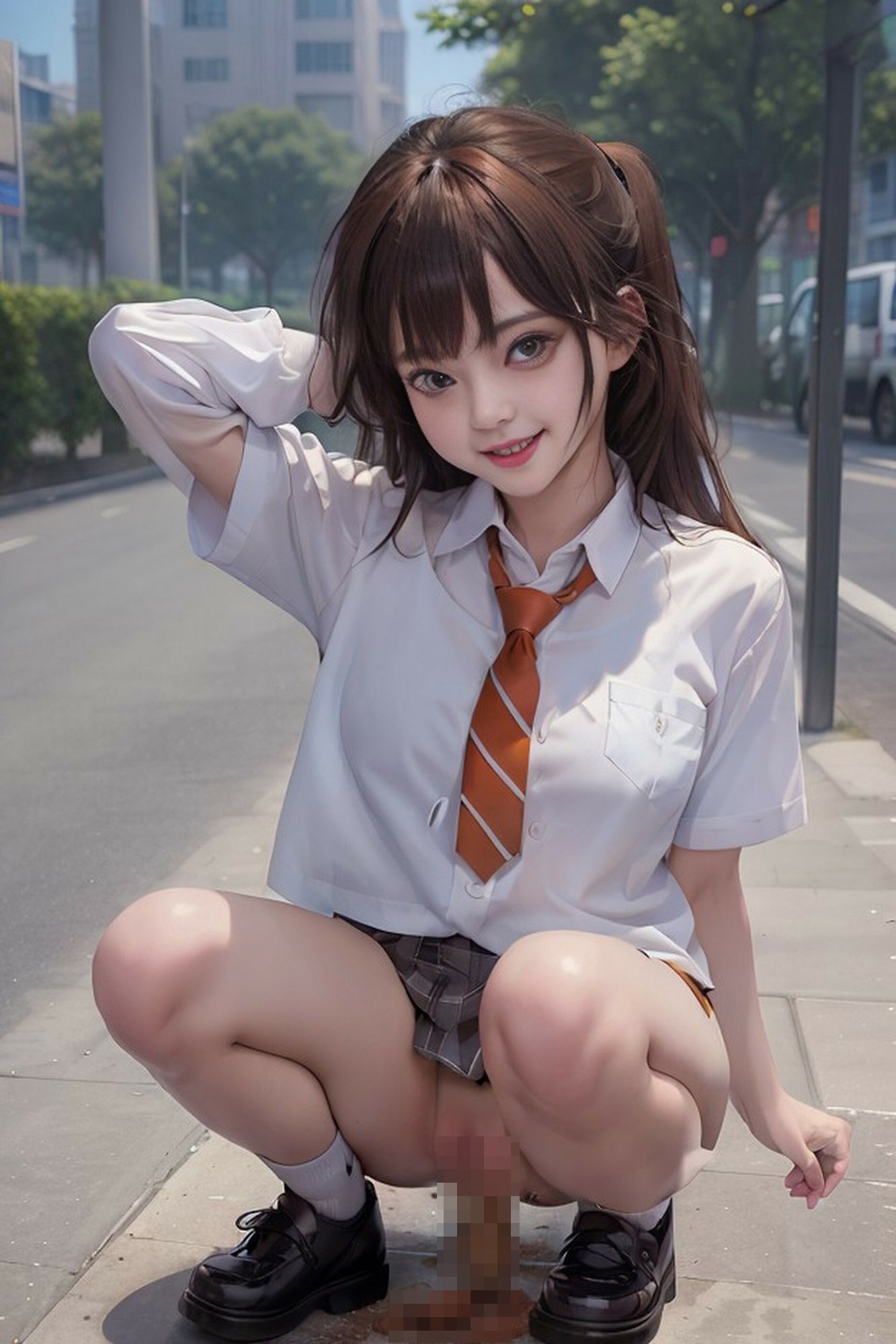 制服・全裸露出スカトロ脱糞写真集