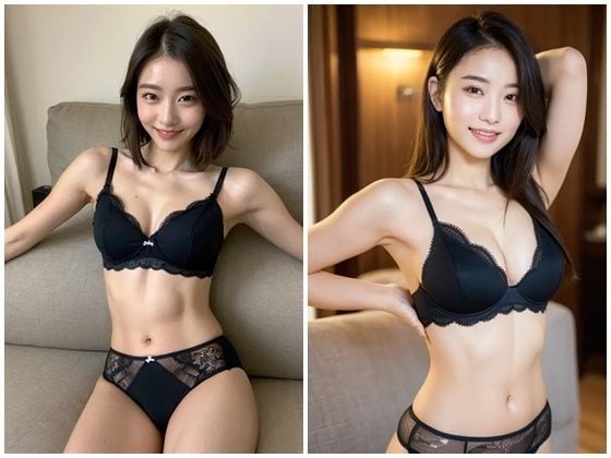 AI写真集グラビア7美人の下着姿300P:官能のシンフォニー下着姿の奇跡