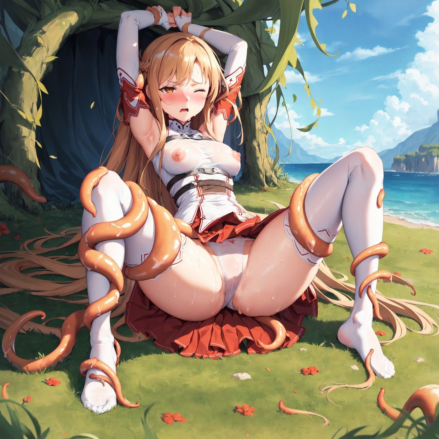 ア〇ナ堕 触手プレイ