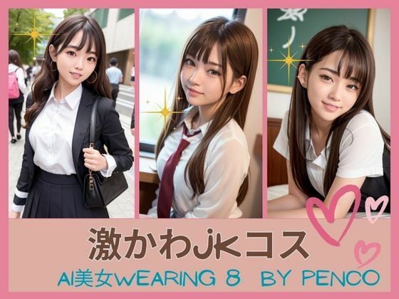 AI美女wearing〜シリーズ8〜激かわJKコス 検査済japanese日本人 美人 美少女 女子校生 女子校生 学校 学園 制服 生徒 教師 グラビア写真集 アイドル 可愛い 激カワ 非エロ 巨乳 並乳 むちむち スポーツ コスプレ AI生成